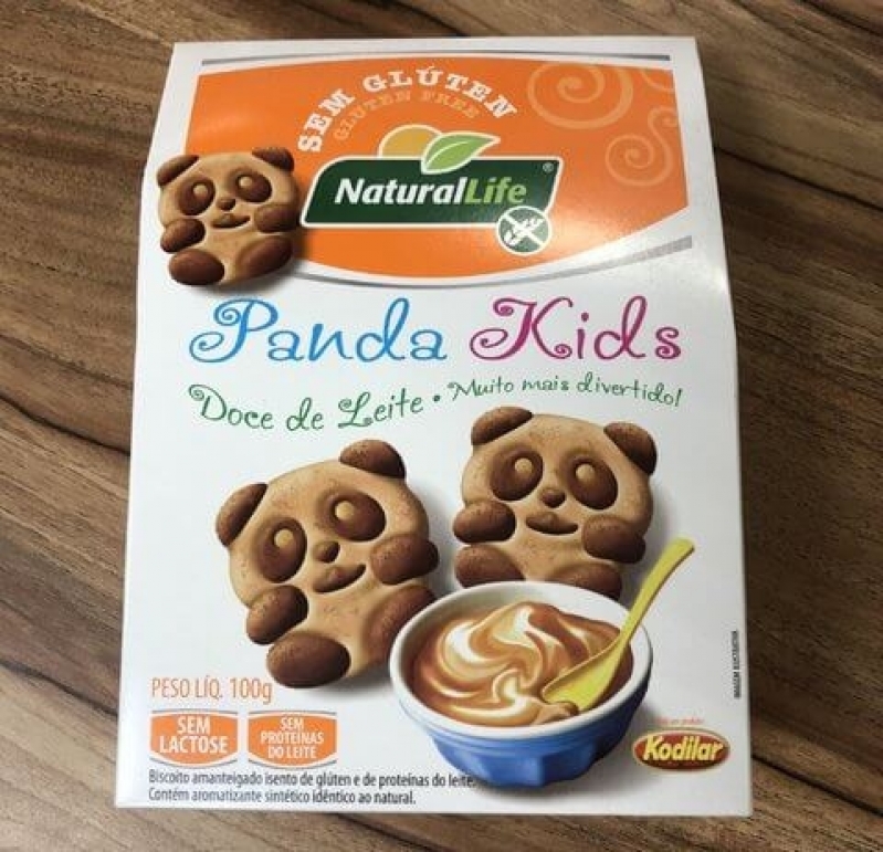 Panda Kids Biscoito sem Glúten 100g Natural